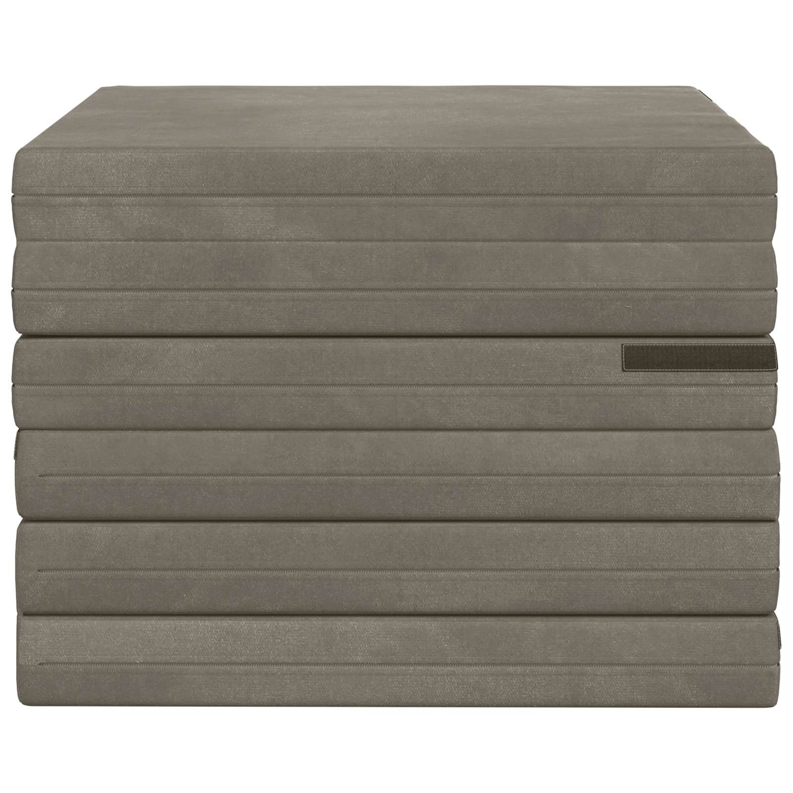 Vouwbare Bankbed 140 x 67 x 45 cm Lichtgrijs is nu te koop bij PeponiXL, paradijselijk wonen!