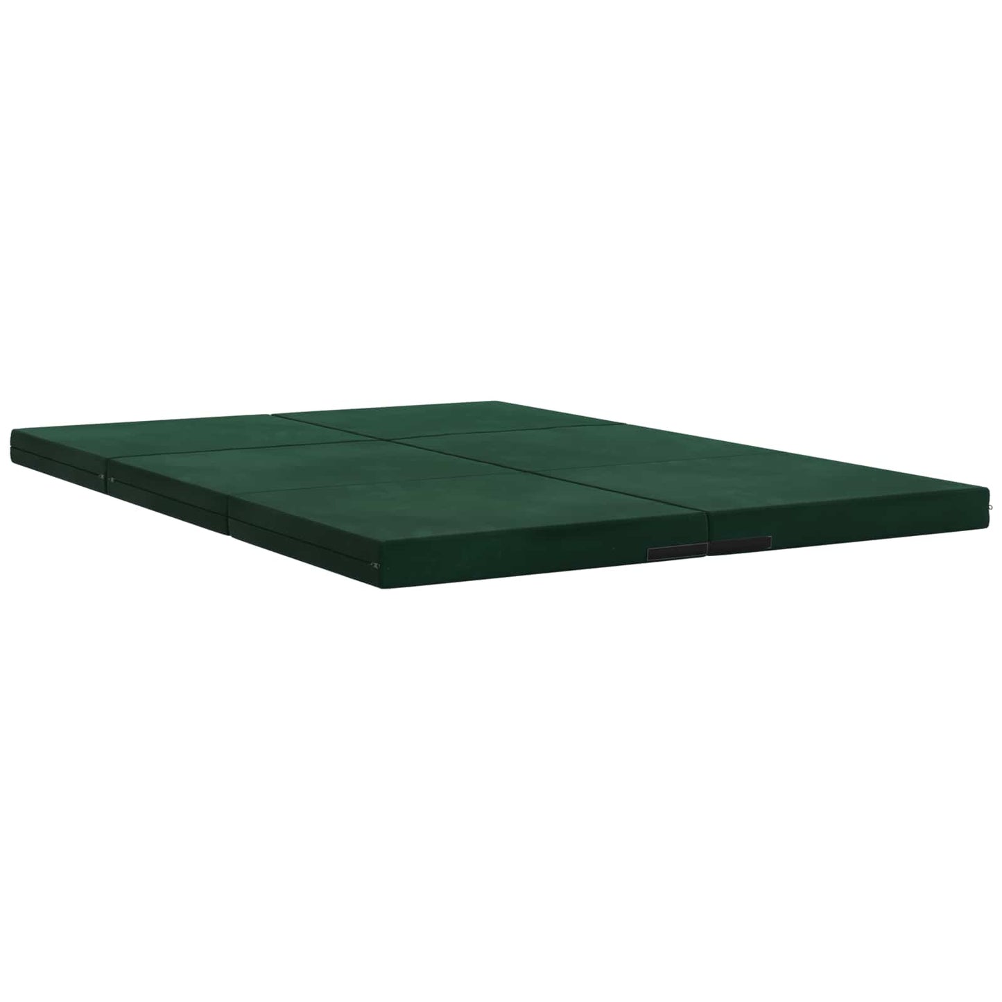 Vouwbare Bankbed 140 x 67 x 45 cm Donkergroen is nu te koop bij PeponiXL, paradijselijk wonen!