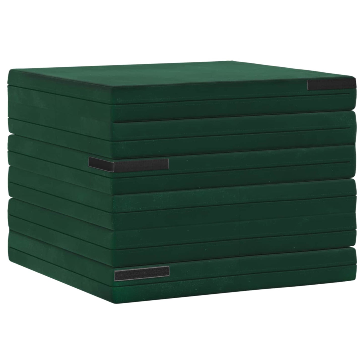 Vouwbare Bankbed 140 x 67 x 45 cm Donkergroen is nu te koop bij PeponiXL, paradijselijk wonen!