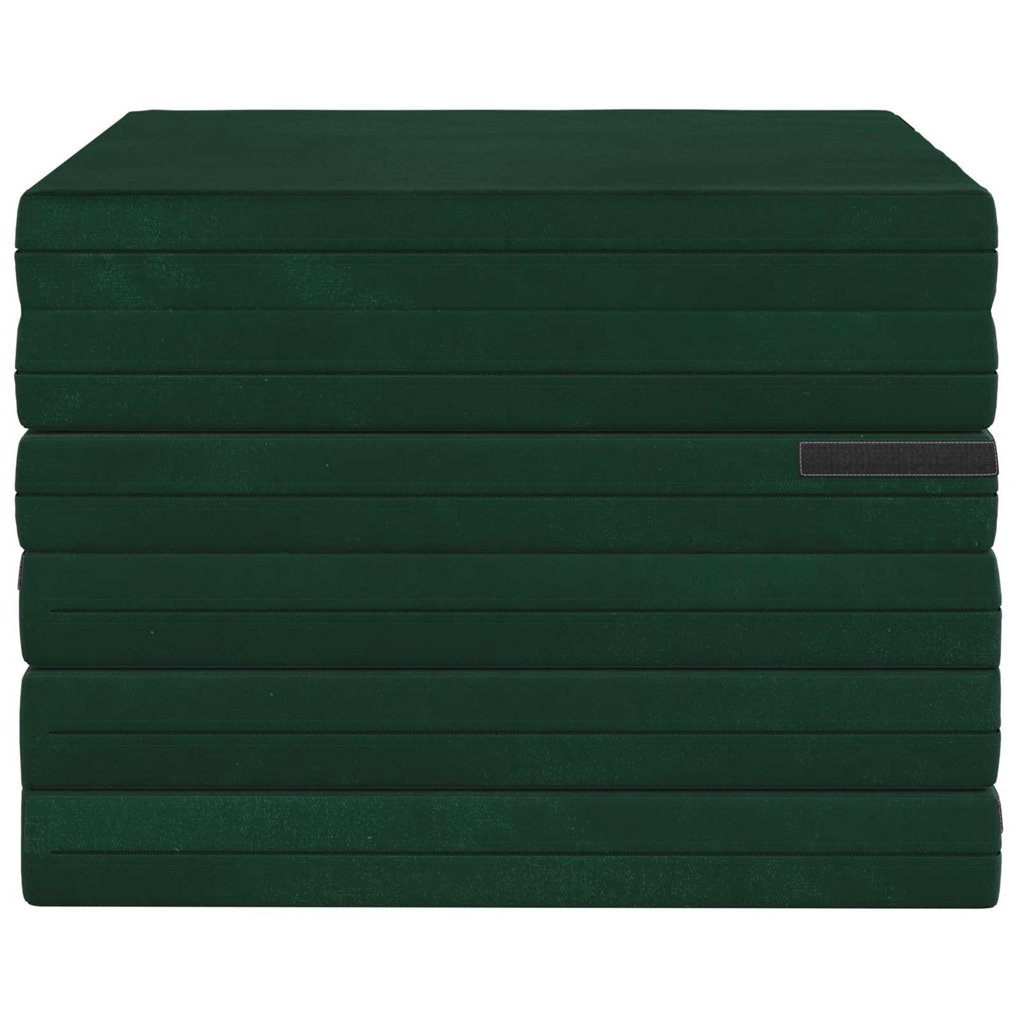 Vouwbare Bankbed 140 x 67 x 45 cm Donkergroen is nu te koop bij PeponiXL, paradijselijk wonen!