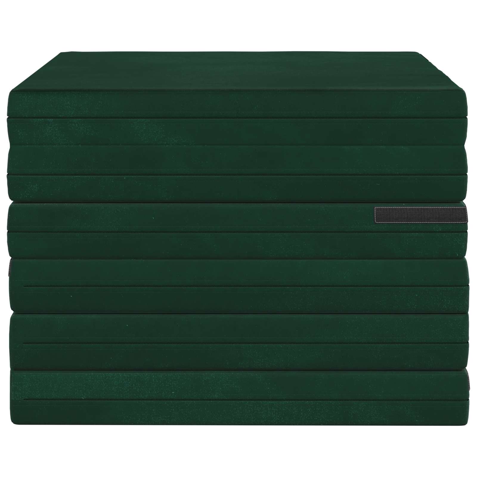 Vouwbare Bankbed 140 x 67 x 45 cm Donkergroen is nu te koop bij PeponiXL, paradijselijk wonen!