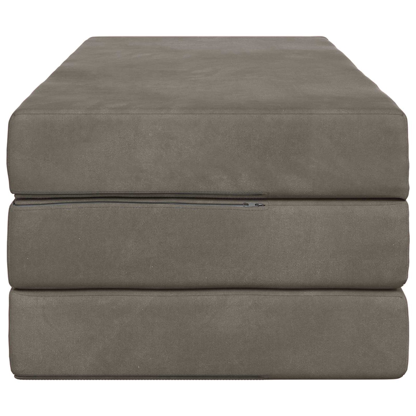Vouwbare Bankbed 160 x 67 x 45 cm Lichtgrijs is nu te koop bij PeponiXL, paradijselijk wonen!