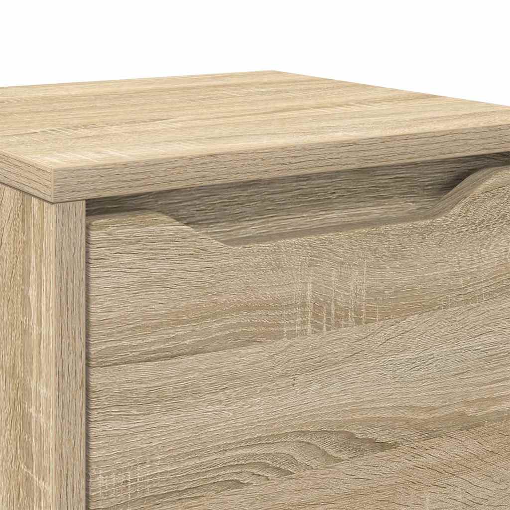Badkamer Kast Sonoma Eiken 30,5 x 30 x 101 cm Bewerkt hout is nu te koop bij PeponiXL, paradijselijk wonen!