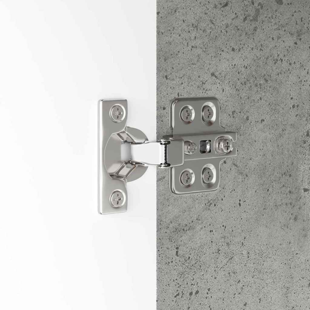 Badkamer Kast Beton Grijs 30,5 x 30 x 101 cm Bewerkt hout is nu te koop bij PeponiXL, paradijselijk wonen!