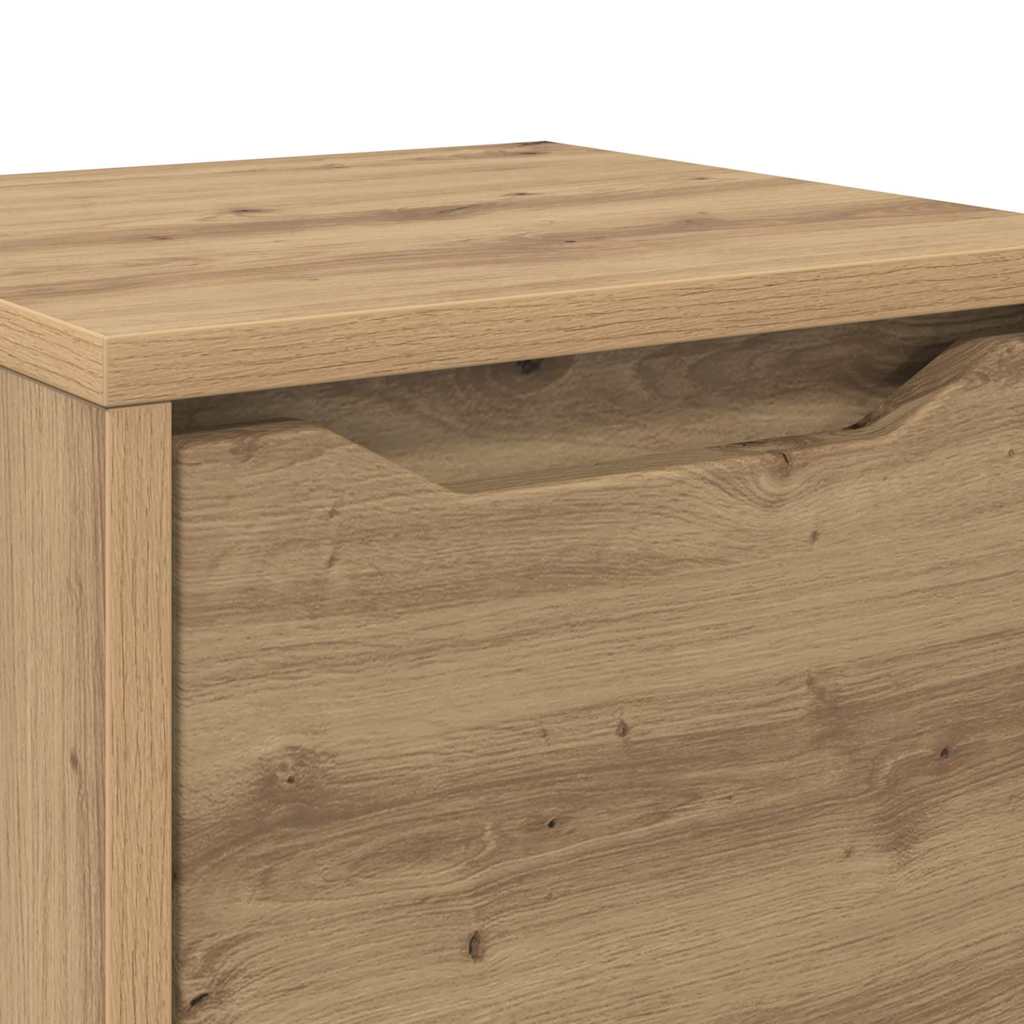 Badkamer Kast Artisan Eiken 30,5 x 30 x 101 cm Bewerkt hout is nu te koop bij PeponiXL, paradijselijk wonen!