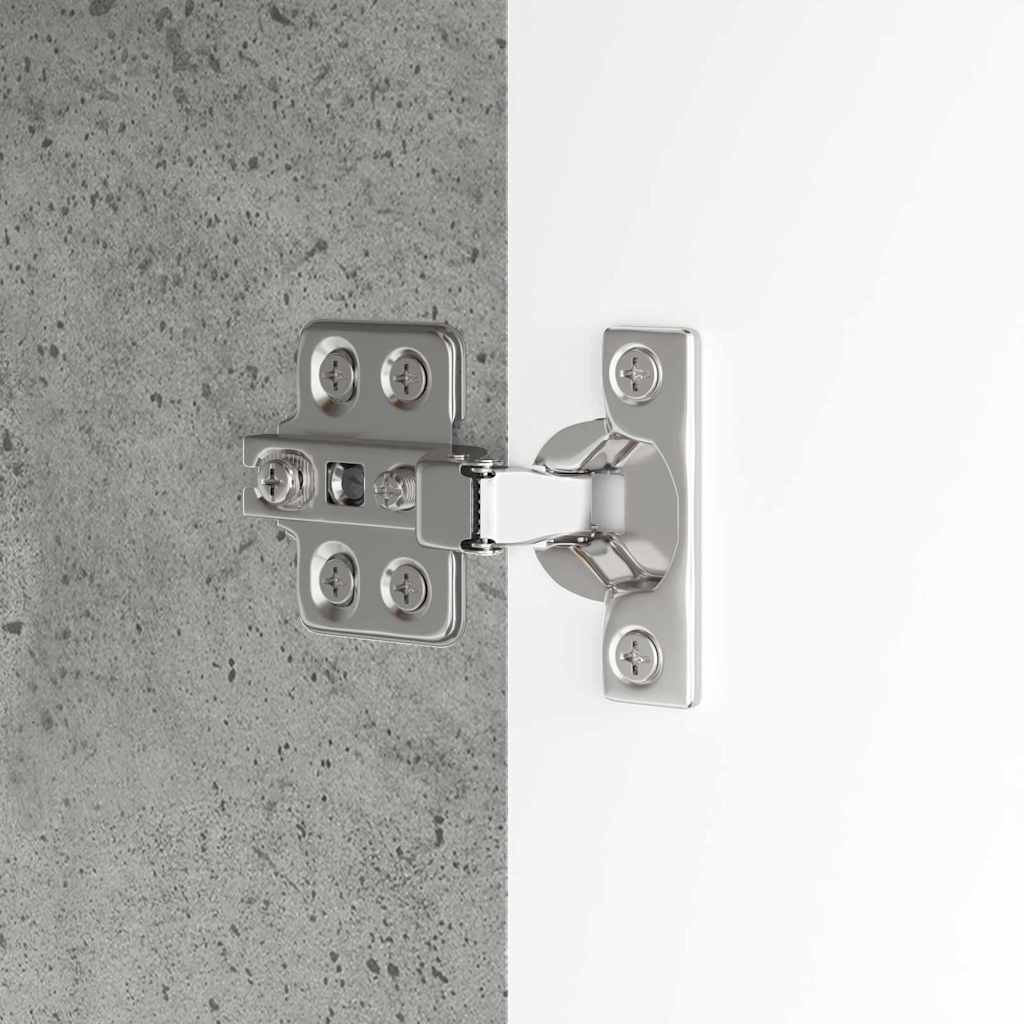 Badkamer wastafelkast Beton Grijs 60 x 30 x 60 cm Bewerkt hout is nu te koop bij PeponiXL, paradijselijk wonen!