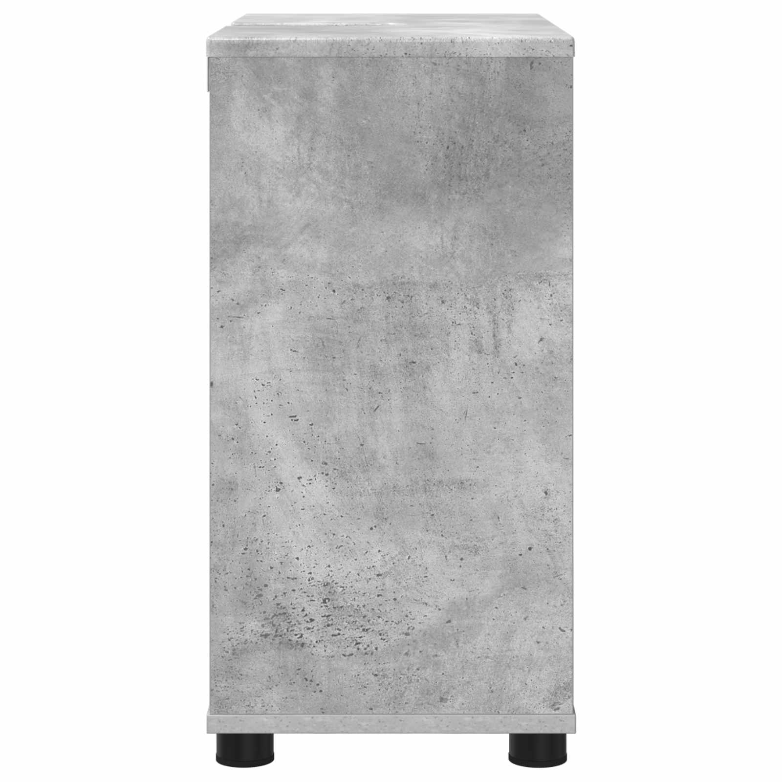 Badkamer wastafelkast Beton Grijs 60 x 30 x 60 cm Bewerkt hout is nu te koop bij PeponiXL, paradijselijk wonen!