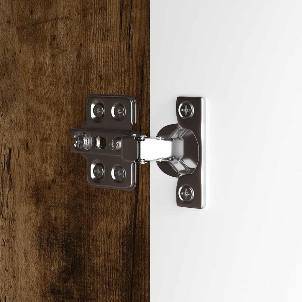 Badkamer wastafelkast met plank Gerookt eiken 60 x 30 x 60 cm is nu te koop bij PeponiXL, paradijselijk wonen!