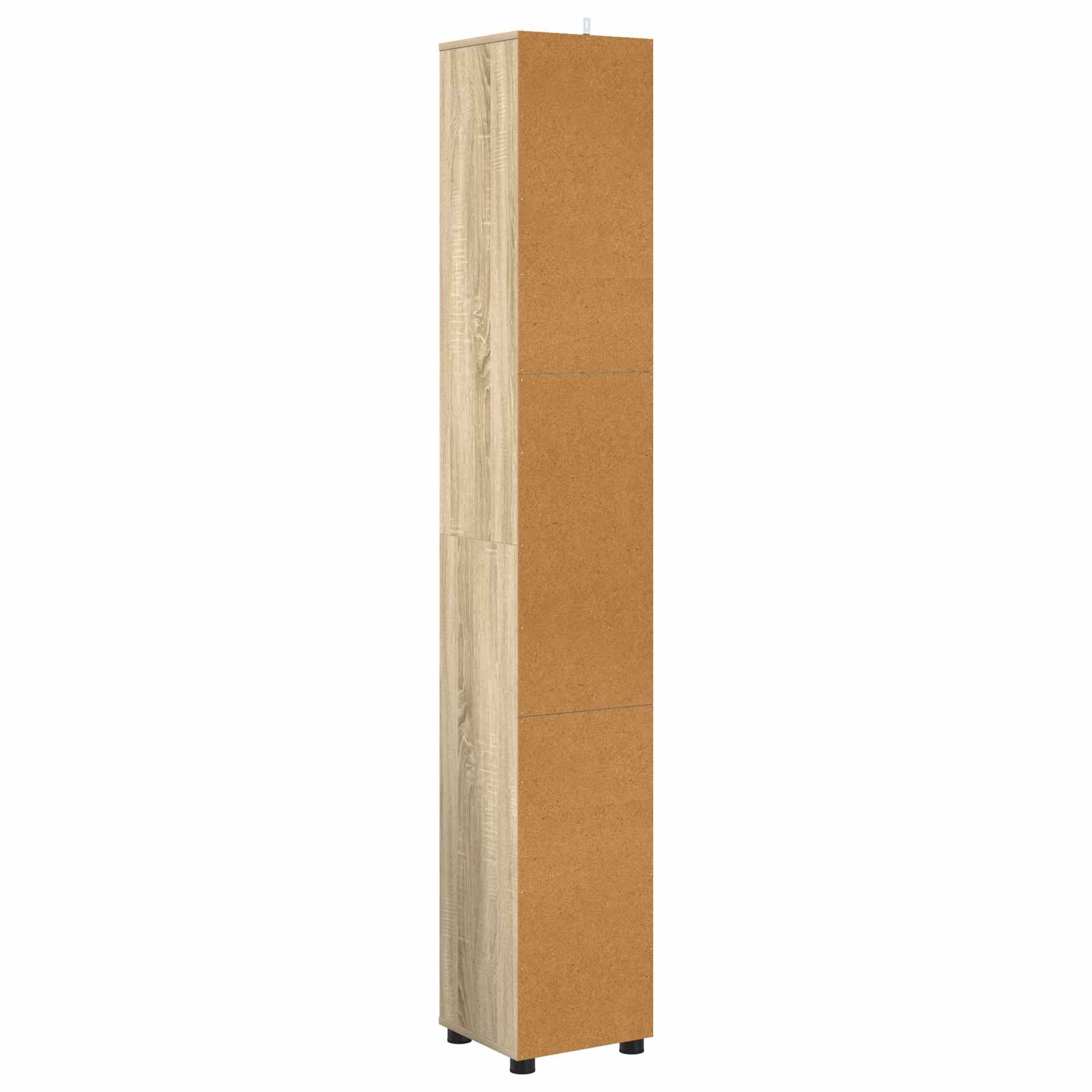 Badkamer Kast Sonoma Eiken 30,5 x 30 x 195 cm Bewerkt hout is nu te koop bij PeponiXL, paradijselijk wonen!