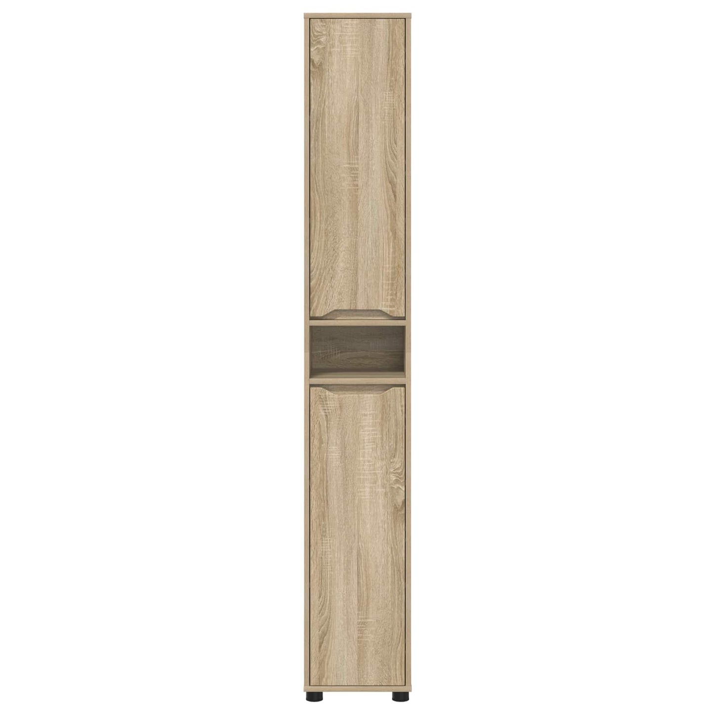 Badkamer Kast Sonoma Eiken 30,5 x 30 x 195 cm Bewerkt hout is nu te koop bij PeponiXL, paradijselijk wonen!