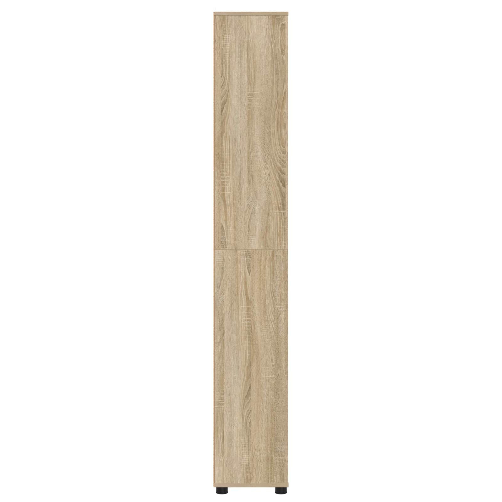 Badkamer Kast Sonoma Eiken 30,5 x 30 x 195 cm Bewerkt hout is nu te koop bij PeponiXL, paradijselijk wonen!