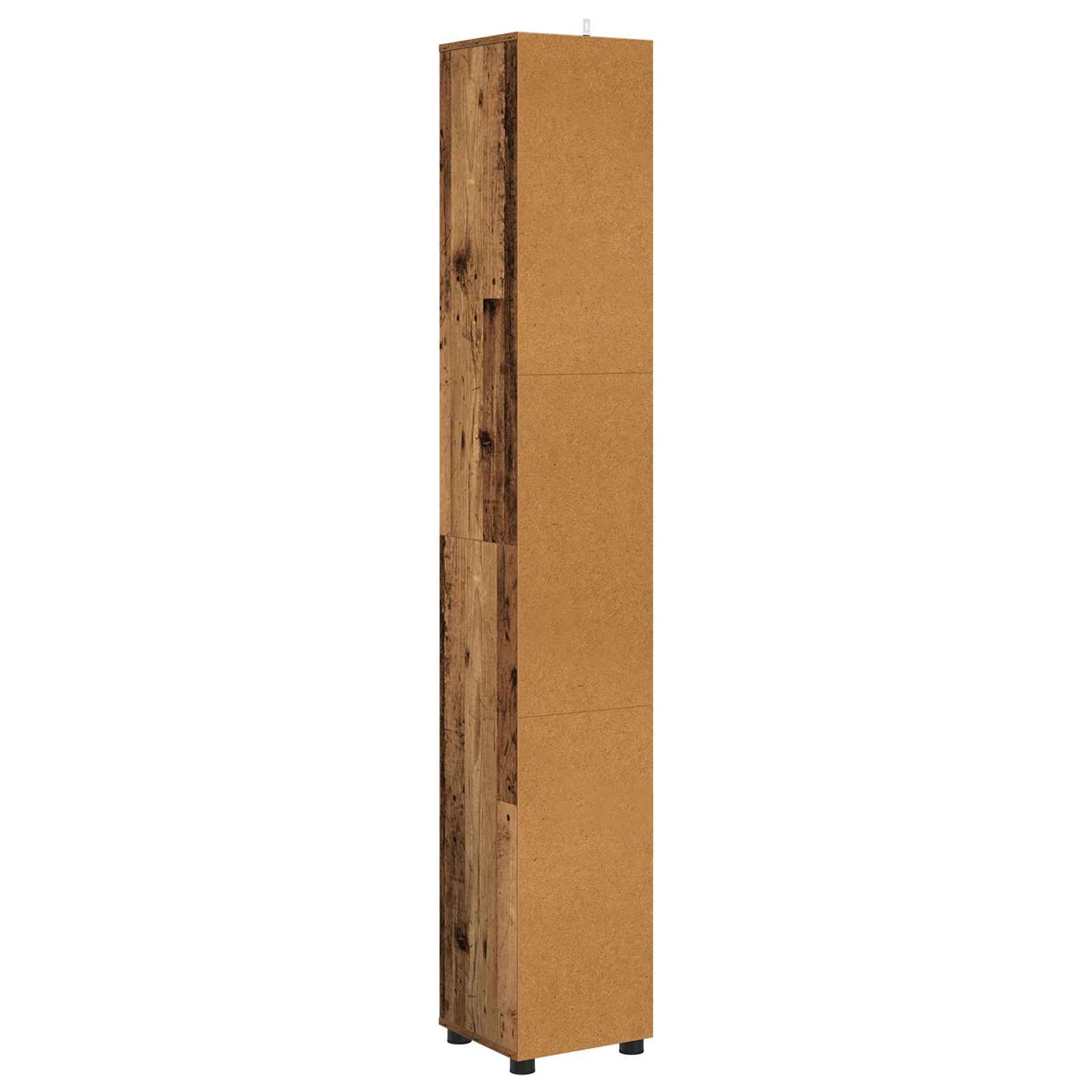 Badkamer Kast Oud Hout 30,5 x 30 x 195 cm Bewerkt hout is nu te koop bij PeponiXL, paradijselijk wonen!
