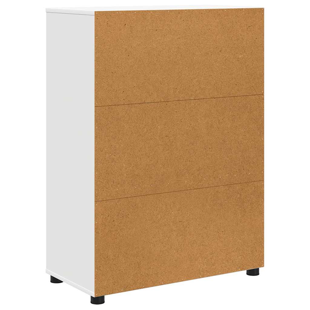 Badkamer Kast met lade Wit 72,5 x 36,5 x 100 cm Bewerkt hout is nu te koop bij PeponiXL, paradijselijk wonen!