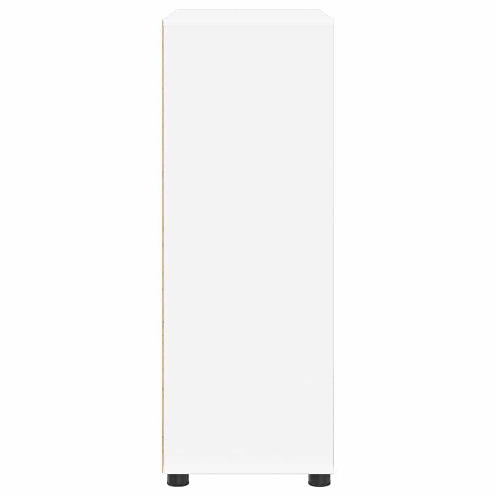 Badkamer Kast met lade Wit 72,5 x 36,5 x 100 cm Bewerkt hout is nu te koop bij PeponiXL, paradijselijk wonen!