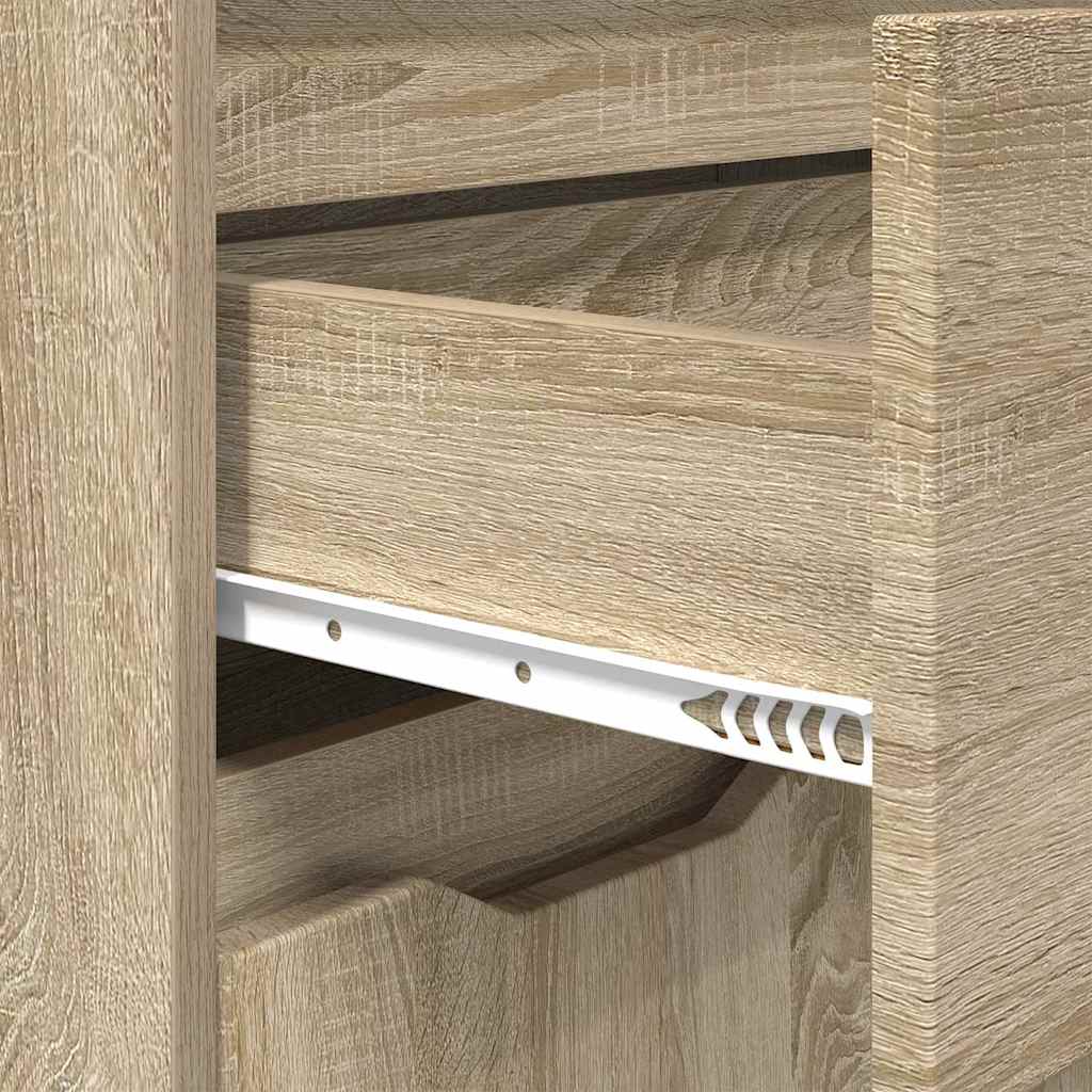 Badkamer Kast Sonoma Eiken 72,5 x 36,5 x 100 cm Bewerkt hout is nu te koop bij PeponiXL, paradijselijk wonen!