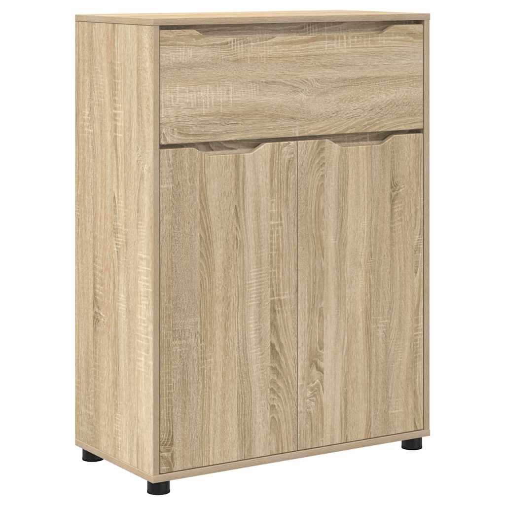 Badkamer Kast Sonoma Eiken 72,5 x 36,5 x 100 cm Bewerkt hout is nu te koop bij PeponiXL, paradijselijk wonen!