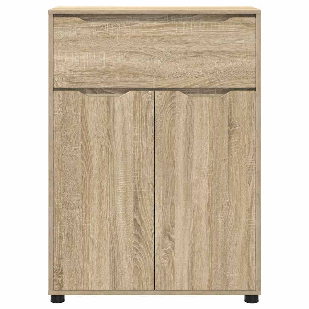 Badkamer Kast Sonoma Eiken 72,5 x 36,5 x 100 cm Bewerkt hout is nu te koop bij PeponiXL, paradijselijk wonen!