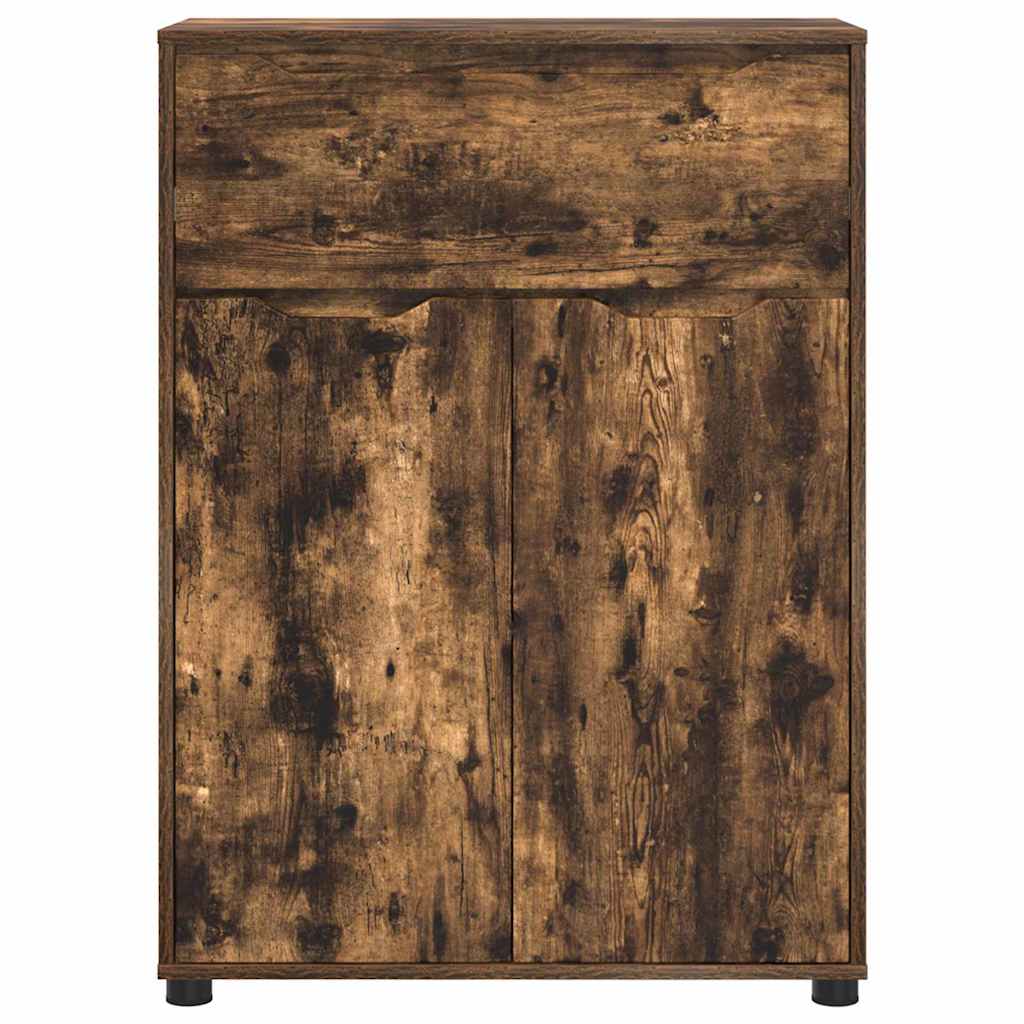 Badkamer Kast Gerookt eiken 72,5 x 36,5 x 100 cm Bewerkt hout is nu te koop bij PeponiXL, paradijselijk wonen!