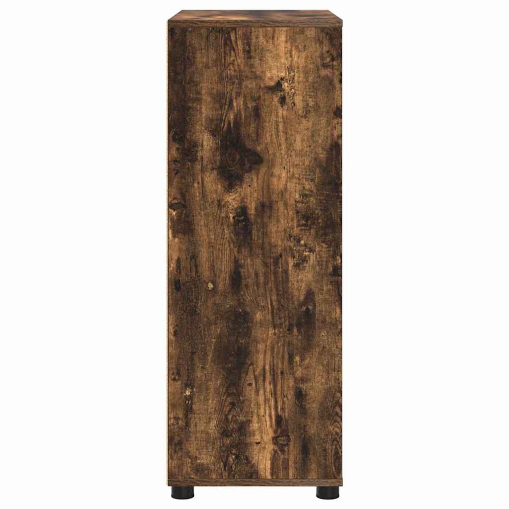 Badkamer Kast Gerookt eiken 72,5 x 36,5 x 100 cm Bewerkt hout is nu te koop bij PeponiXL, paradijselijk wonen!
