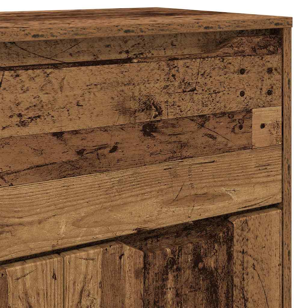 Badkamer Kast Oud Hout 72,5 x 36,5 x 100 cm Bewerkt hout is nu te koop bij PeponiXL, paradijselijk wonen!