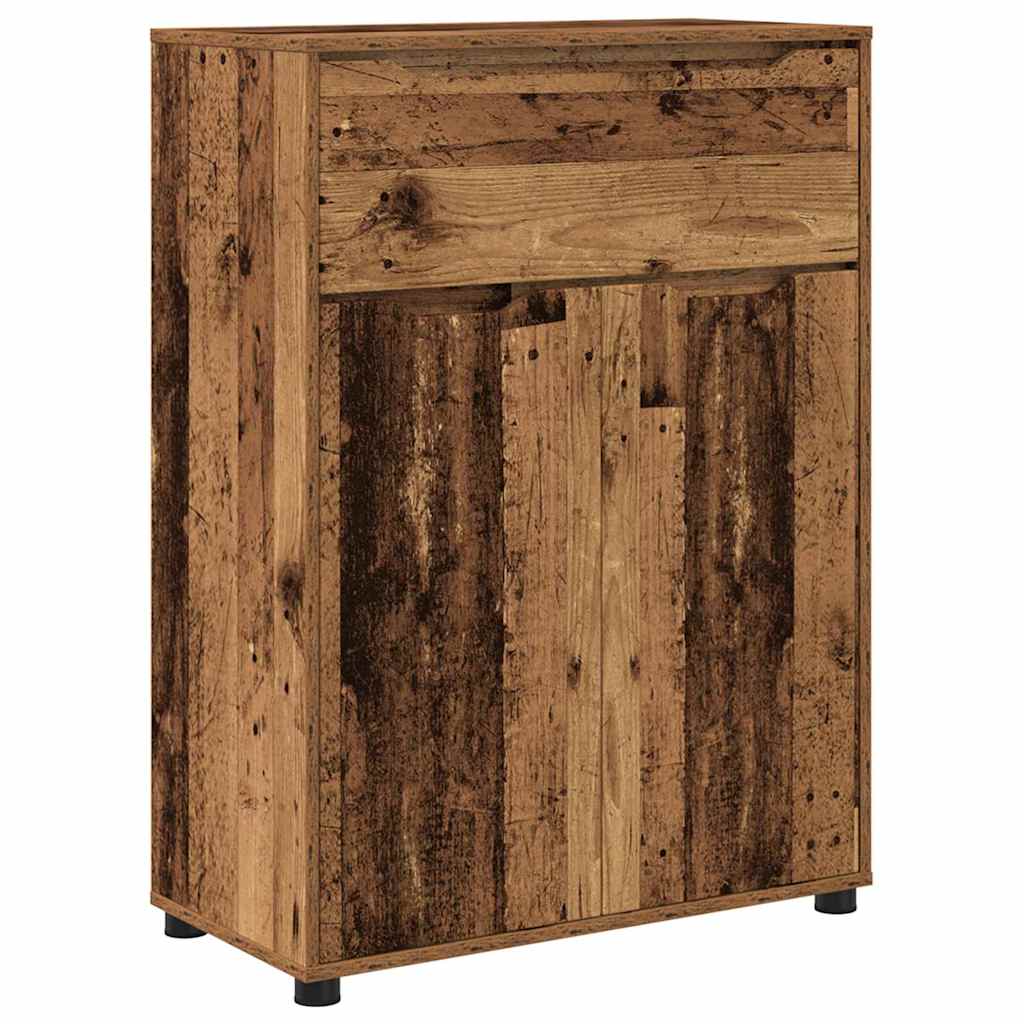Badkamer Kast Oud Hout 72,5 x 36,5 x 100 cm Bewerkt hout is nu te koop bij PeponiXL, paradijselijk wonen!