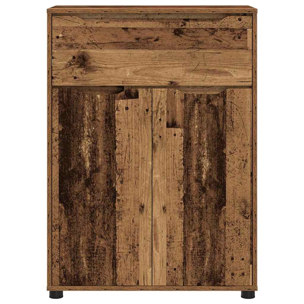 Badkamer Kast Oud Hout 72,5 x 36,5 x 100 cm Bewerkt hout is nu te koop bij PeponiXL, paradijselijk wonen!
