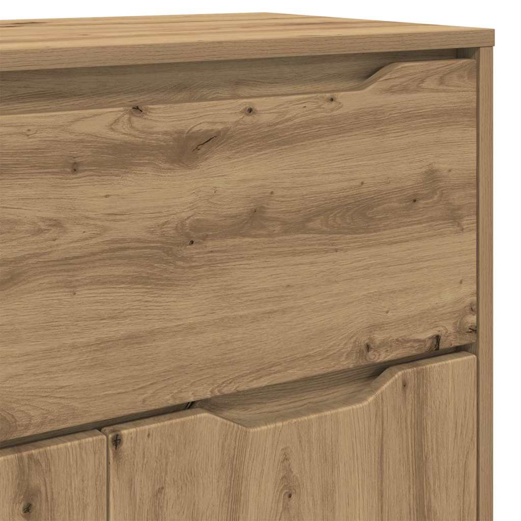 Badkamer Kast Artisan Eiken 72,5 x 36,5 x 100 cm Bewerkt hout is nu te koop bij PeponiXL, paradijselijk wonen!