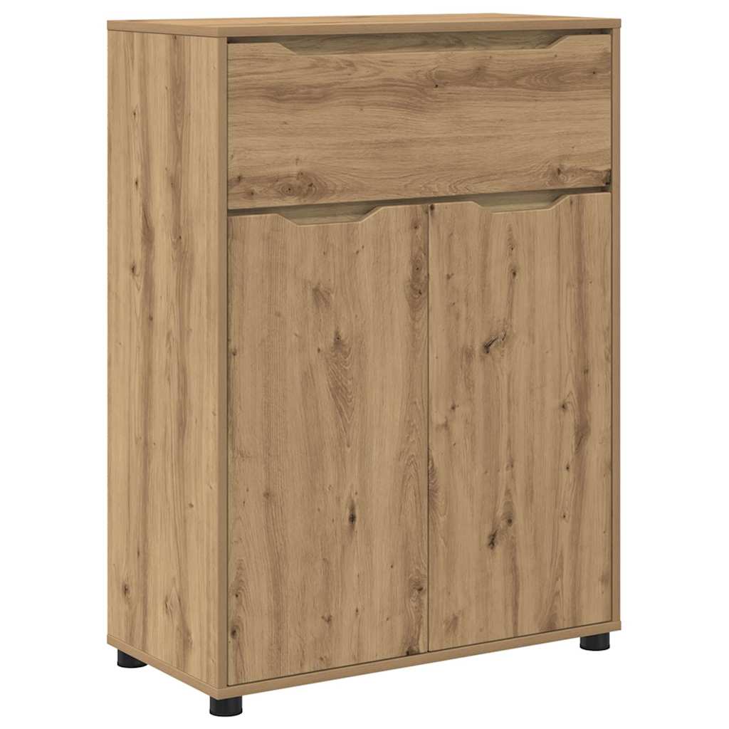 Badkamer Kast Artisan Eiken 72,5 x 36,5 x 100 cm Bewerkt hout is nu te koop bij PeponiXL, paradijselijk wonen!