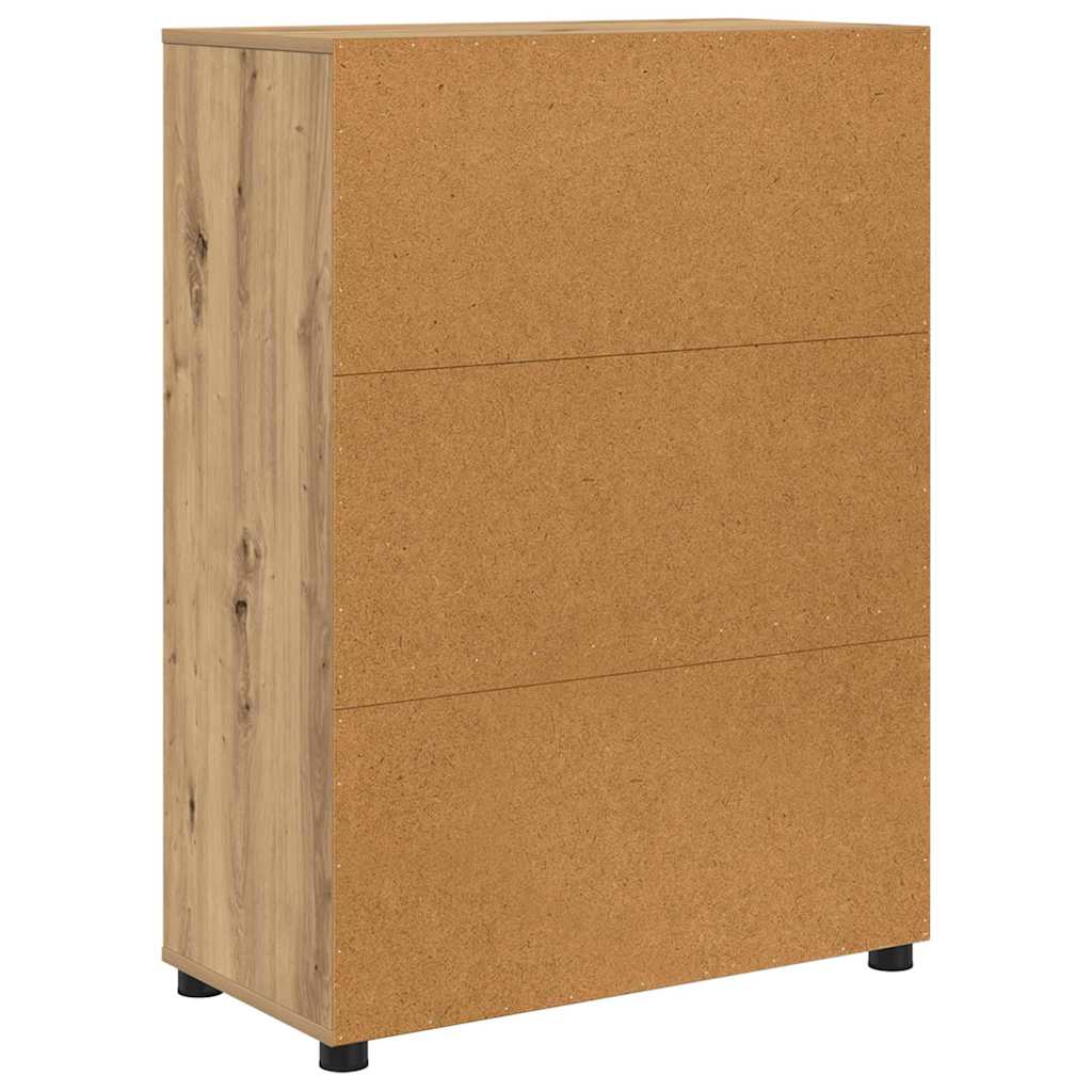 Badkamer Kast Artisan Eiken 72,5 x 36,5 x 100 cm Bewerkt hout is nu te koop bij PeponiXL, paradijselijk wonen!