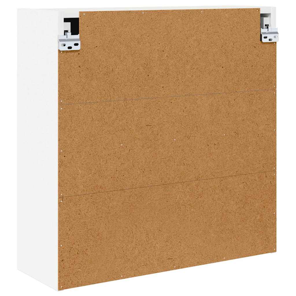 Badkamer spiegelkast met plank Wit 60 x 20 x 60 cm Bewerkt hout is nu te koop bij PeponiXL, paradijselijk wonen!