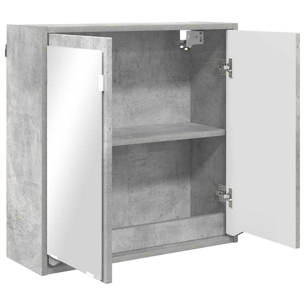 Badkamer spiegelkast Beton Grijs 60 x 20 x 60 cm Bewerkt hout is nu te koop bij PeponiXL, paradijselijk wonen!