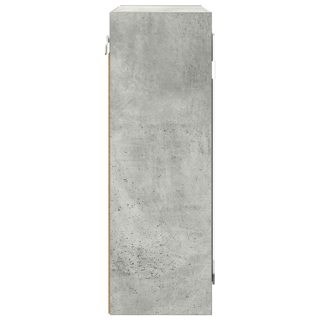 Badkamer spiegelkast Beton Grijs 60 x 20 x 60 cm Bewerkt hout is nu te koop bij PeponiXL, paradijselijk wonen!