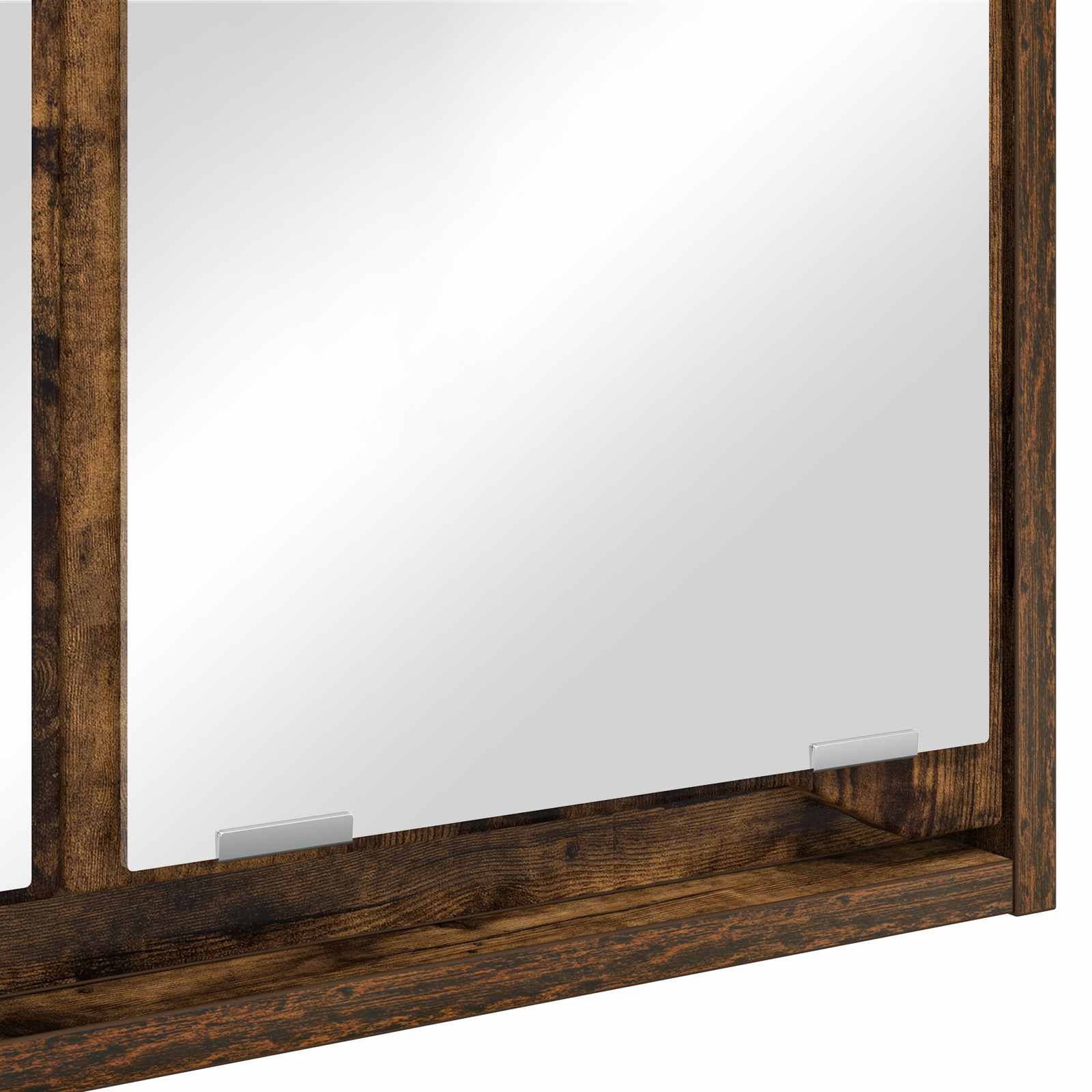 Badkamer spiegelkast Gerookt eiken 60 x 20 x 60 cm Bewerkt hout is nu te koop bij PeponiXL, paradijselijk wonen!