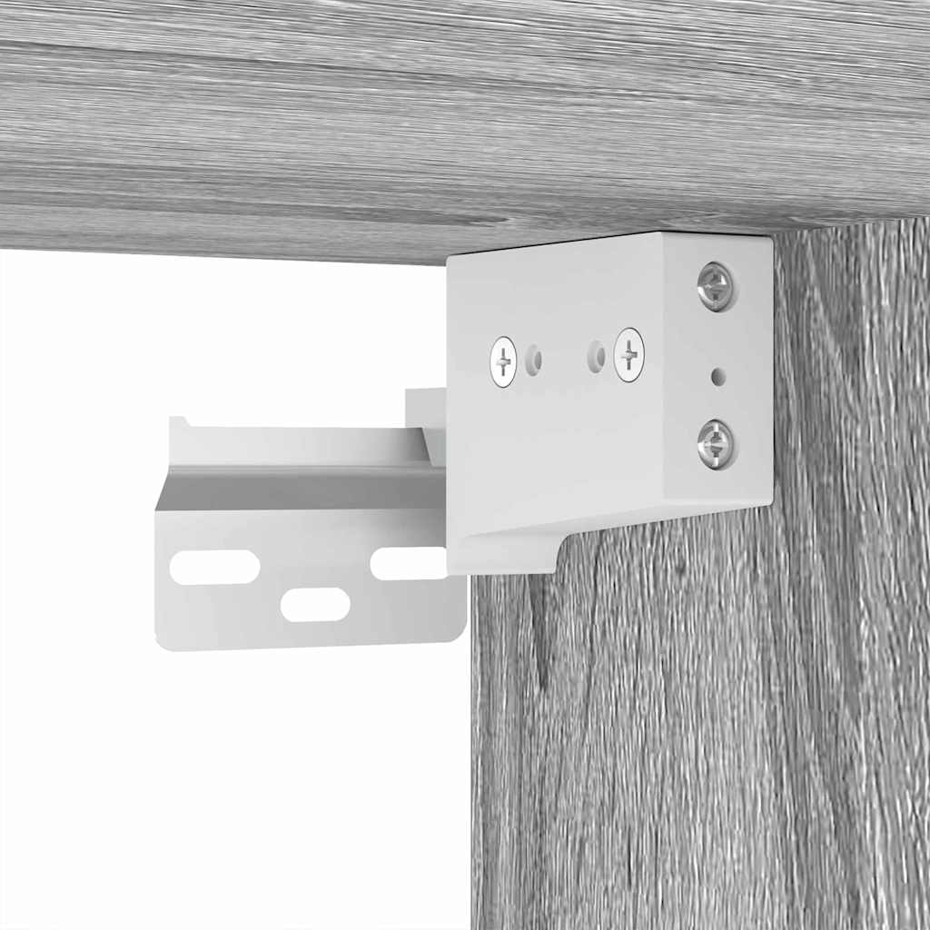 Badkamer spiegelkast Grijs Sonoma 60 x 20 x 60 cm Bewerkt hout is nu te koop bij PeponiXL, paradijselijk wonen!