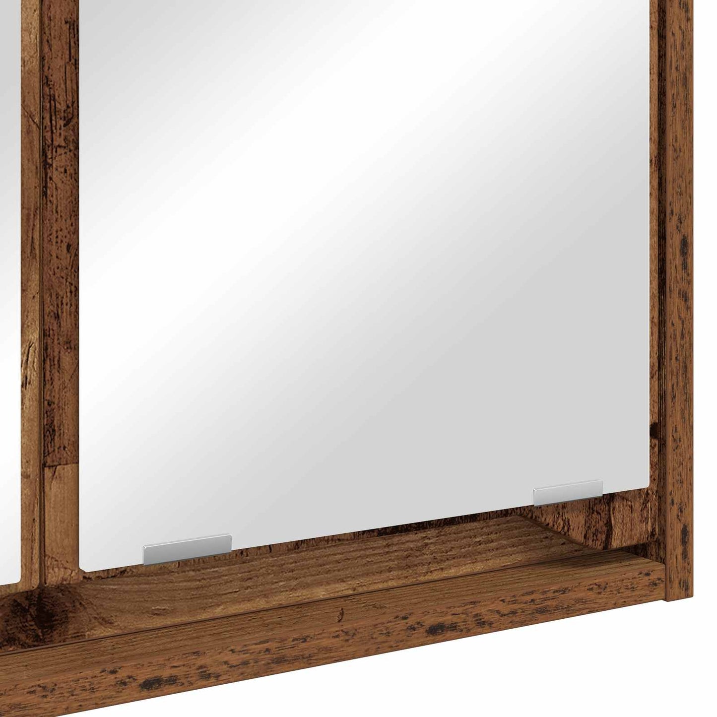 Badkamer spiegelkast Oud Hout 60 x 20 x 60 cm Bewerkt hout is nu te koop bij PeponiXL, paradijselijk wonen!