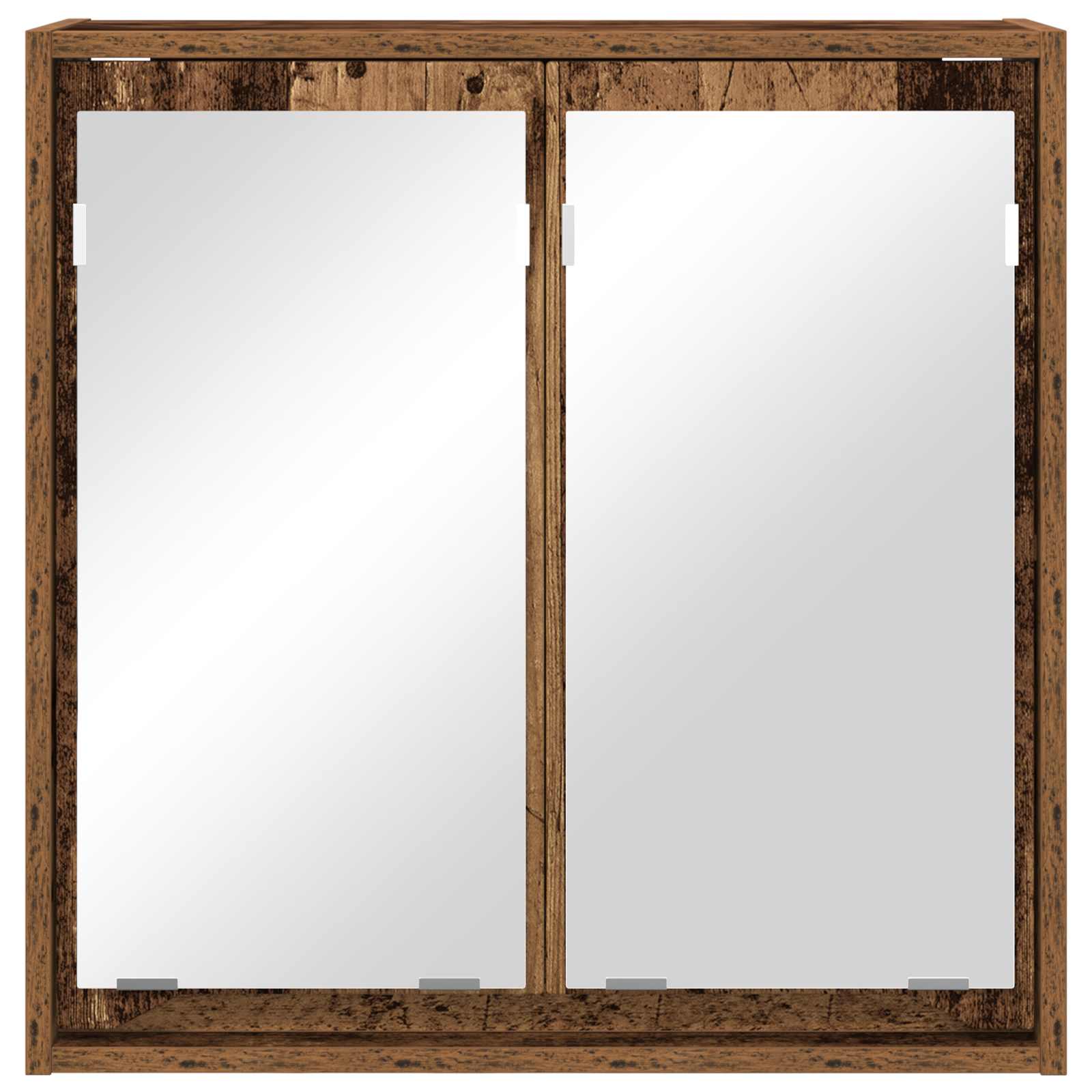 Badkamer spiegelkast Oud Hout 60 x 20 x 60 cm Bewerkt hout is nu te koop bij PeponiXL, paradijselijk wonen!