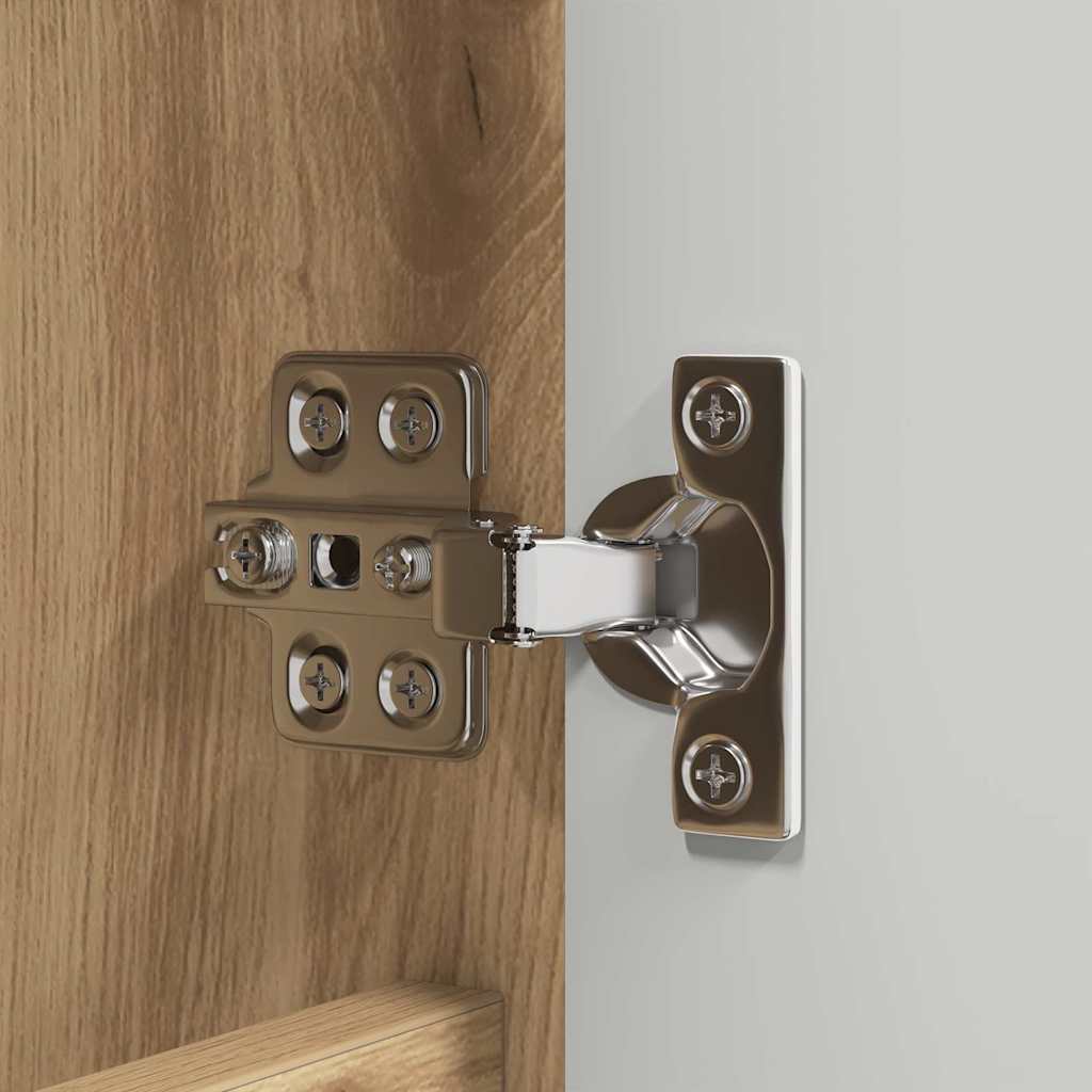 Badkamer spiegelkast Artisan Eiken 60 x 20 x 60 cm Bewerkt hout is nu te koop bij PeponiXL, paradijselijk wonen!