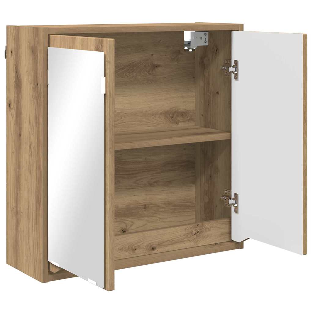 Badkamer spiegelkast Artisan Eiken 60 x 20 x 60 cm Bewerkt hout is nu te koop bij PeponiXL, paradijselijk wonen!