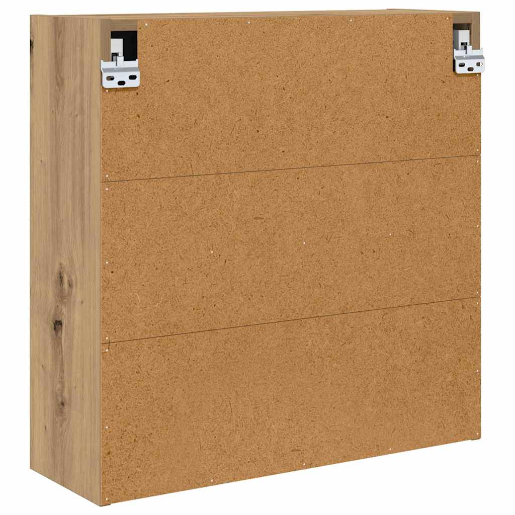 Badkamer spiegelkast Artisan Eiken 60 x 20 x 60 cm Bewerkt hout is nu te koop bij PeponiXL, paradijselijk wonen!