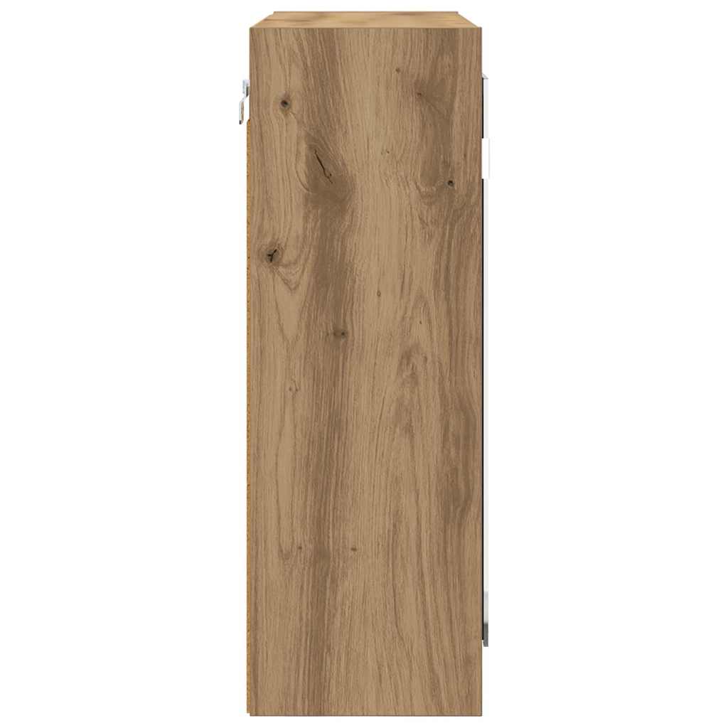Badkamer spiegelkast Artisan Eiken 60 x 20 x 60 cm Bewerkt hout is nu te koop bij PeponiXL, paradijselijk wonen!