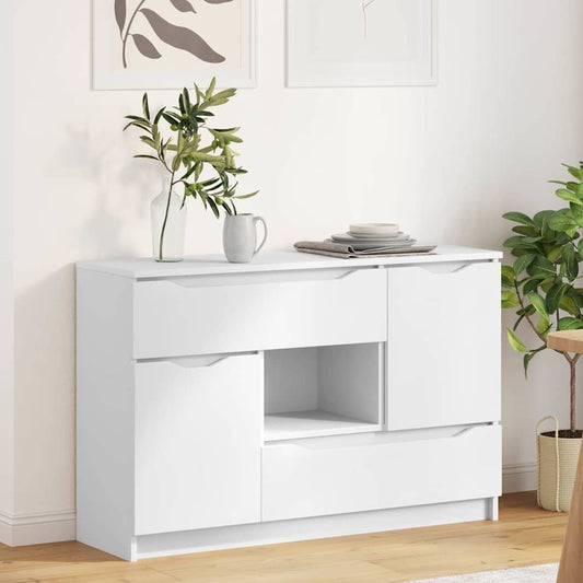 Dressoir met lade Wit 100 x 30 x 65,6 Bewerkt hout is nu te koop bij PeponiXL, paradijselijk wonen!