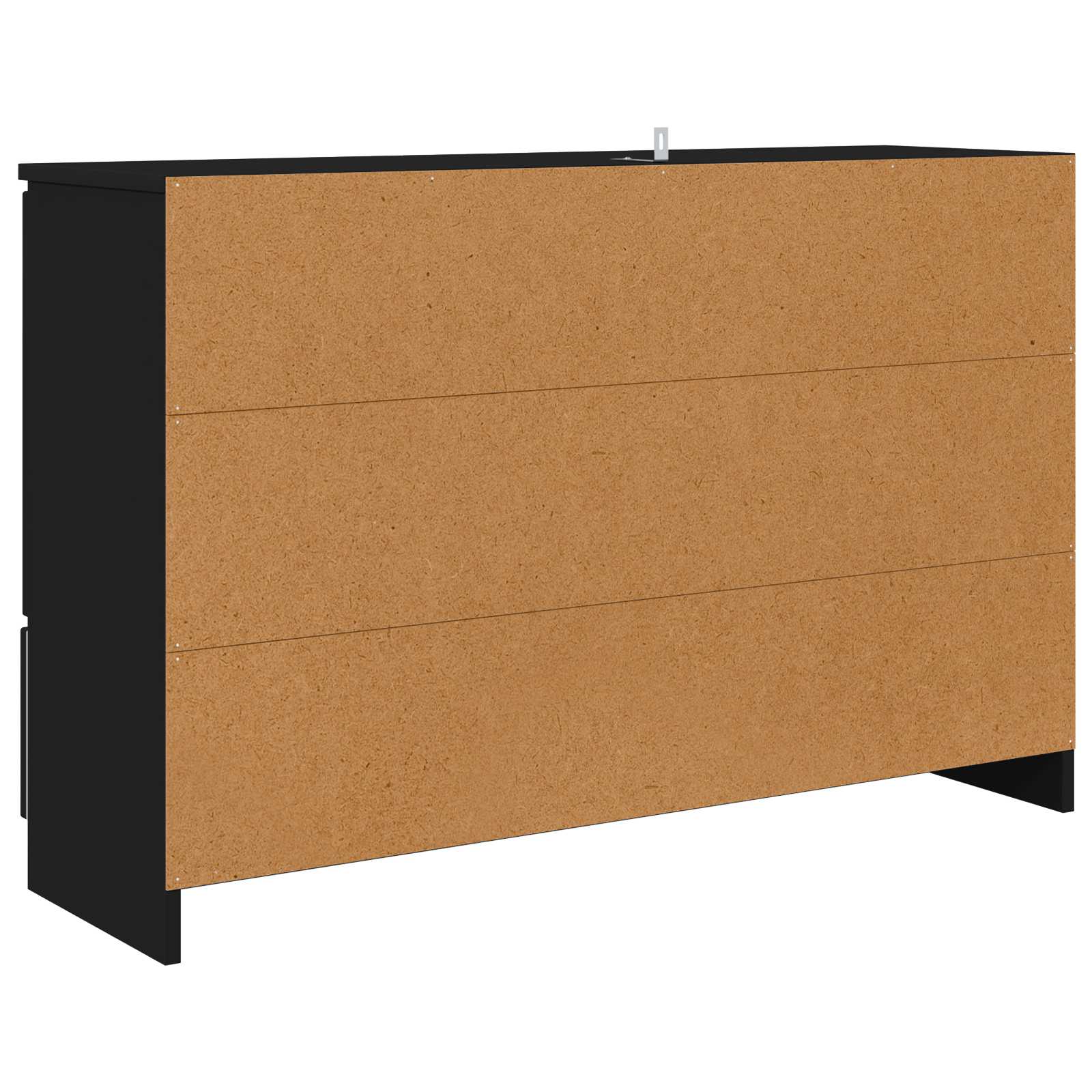 Dressoir met lade Zwart 100 x 30 x 65,6 Bewerkt hout is nu te koop bij PeponiXL, paradijselijk wonen!