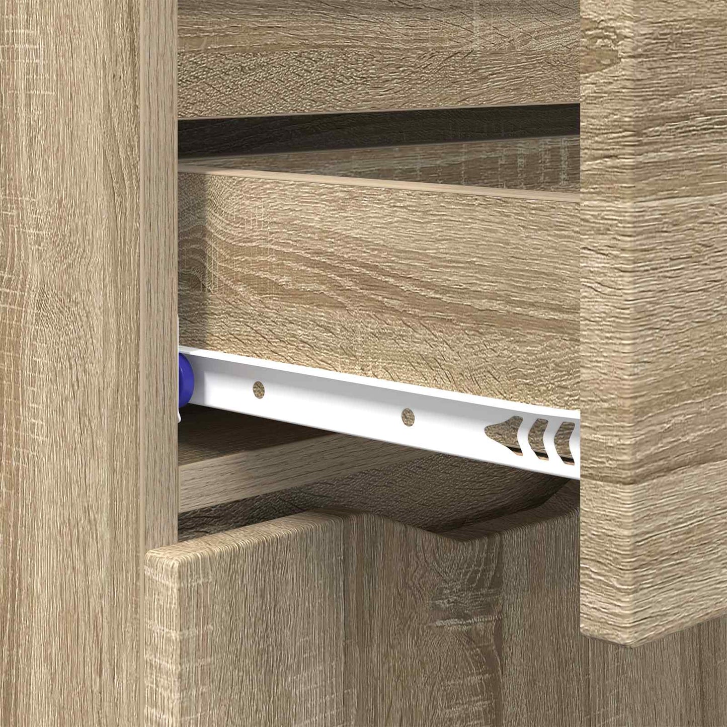 Dressoir met lade Sonoma Eiken 100 x 30 x 65,6 Bewerkt hout is nu te koop bij PeponiXL, paradijselijk wonen!