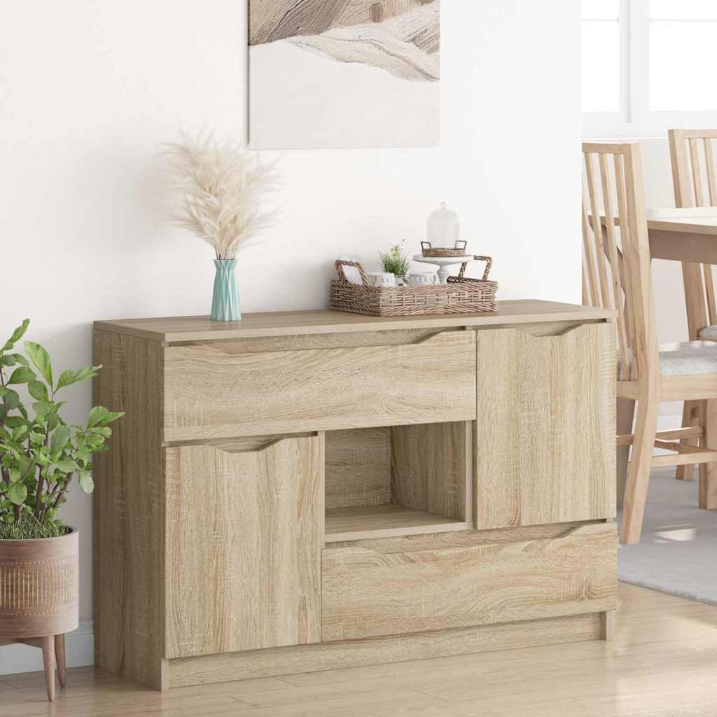 Dressoir met lade Sonoma Eiken 100 x 30 x 65,6 Bewerkt hout is nu te koop bij PeponiXL, paradijselijk wonen!
