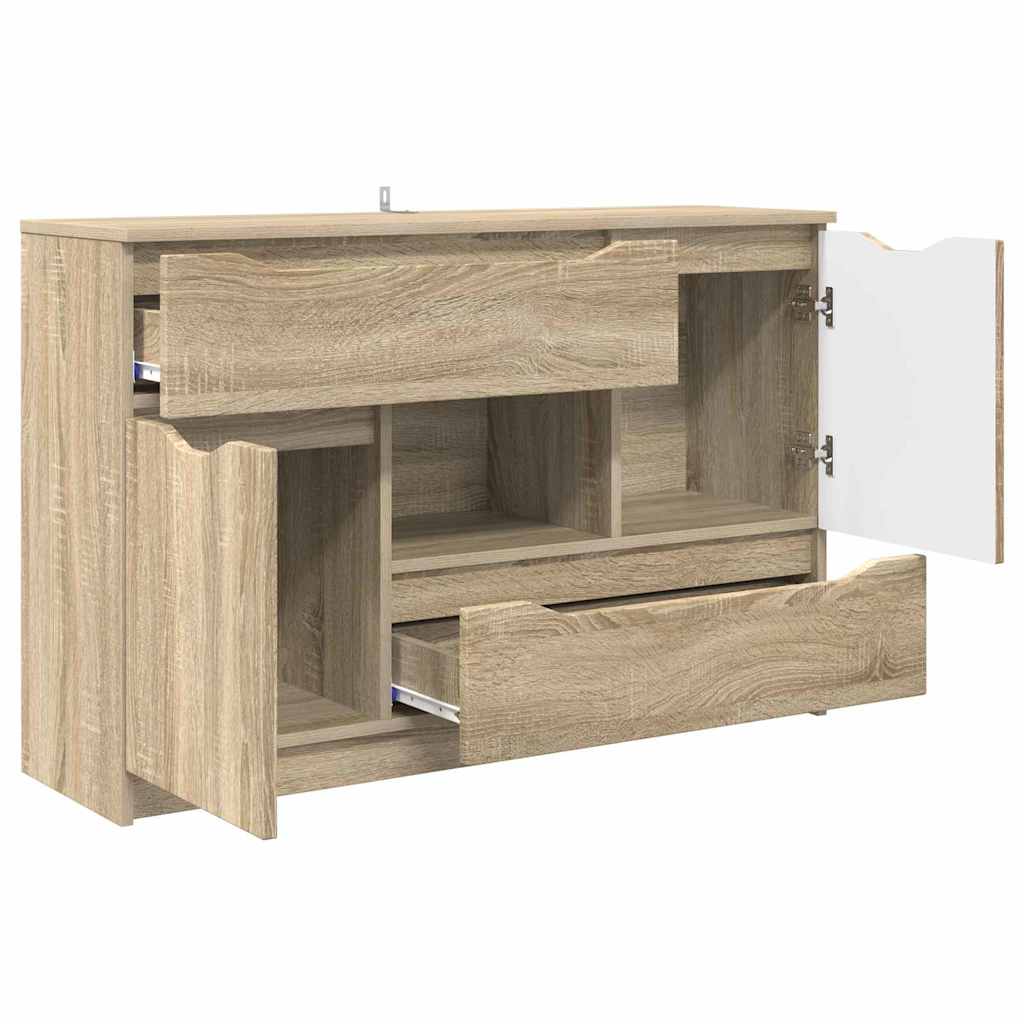 Dressoir met lade Sonoma Eiken 100 x 30 x 65,6 Bewerkt hout is nu te koop bij PeponiXL, paradijselijk wonen!