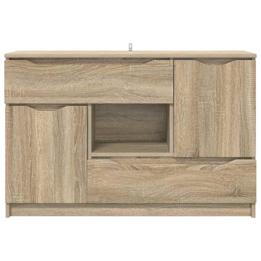 Dressoir met lade Sonoma Eiken 100 x 30 x 65,6 Bewerkt hout is nu te koop bij PeponiXL, paradijselijk wonen!