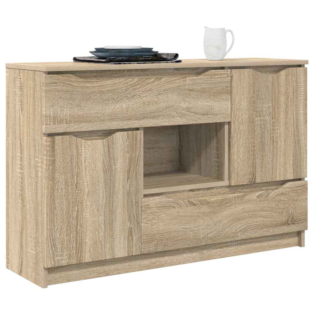 Dressoir met lade Sonoma Eiken 100 x 30 x 65,6 Bewerkt hout is nu te koop bij PeponiXL, paradijselijk wonen!