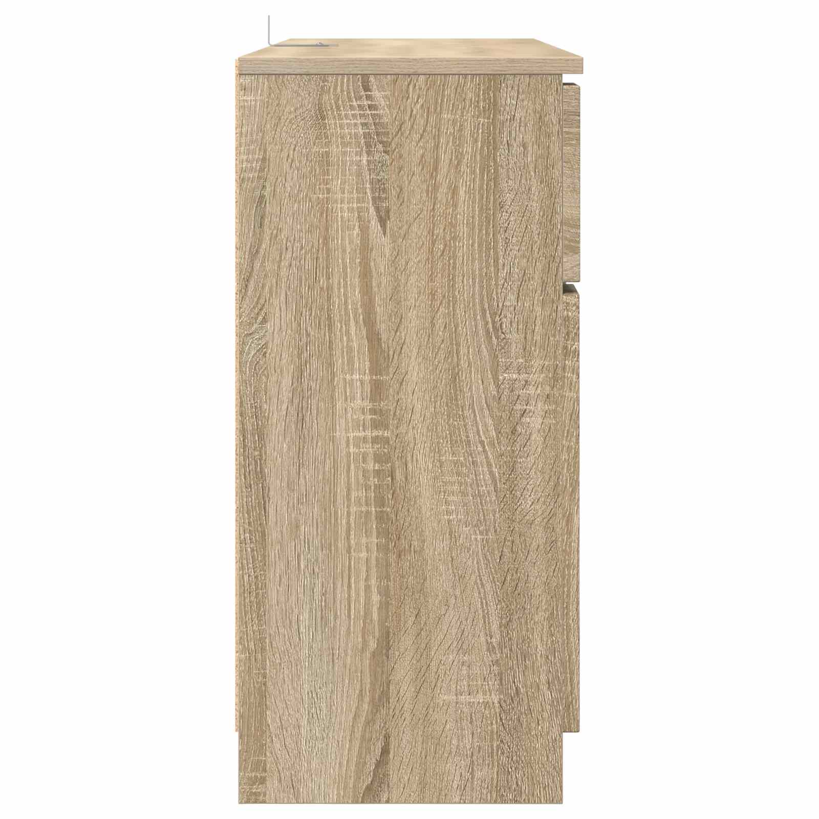 Dressoir met lade Sonoma Eiken 100 x 30 x 65,6 Bewerkt hout is nu te koop bij PeponiXL, paradijselijk wonen!