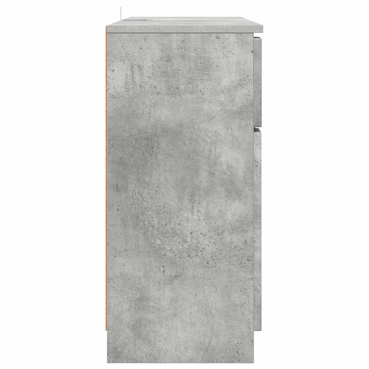 Dressoir met lade Beton Grijs 100 x 30 x 65,6 Bewerkt hout is nu te koop bij PeponiXL, paradijselijk wonen!