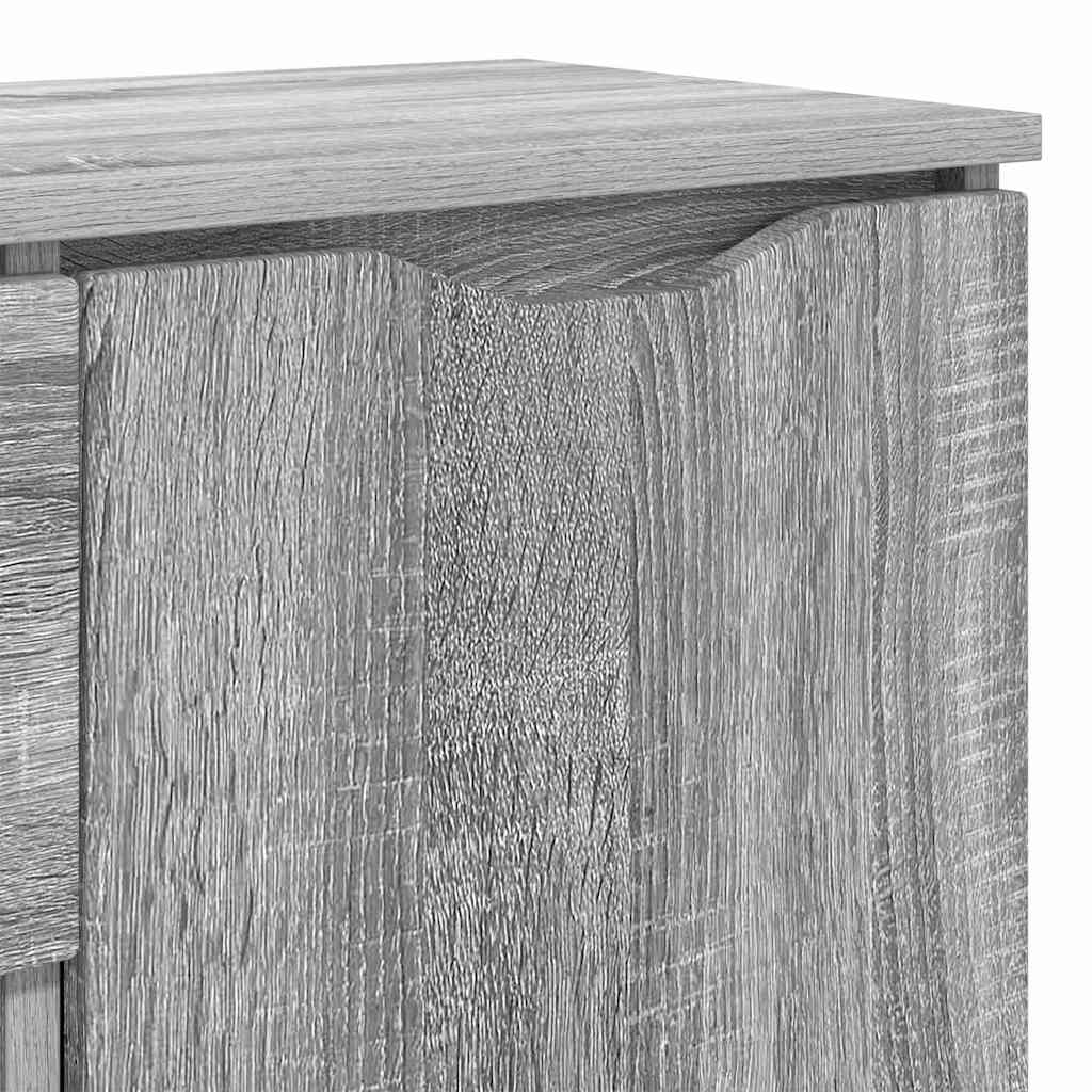 Dressoir met lade Grijs Sonoma 100 x 30 x 65,6 Bewerkt hout is nu te koop bij PeponiXL, paradijselijk wonen!
